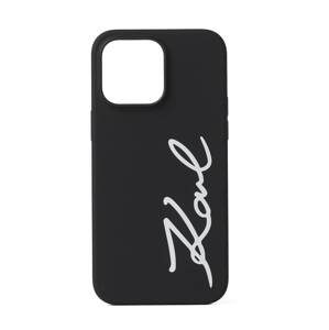 Karl Lagerfeld Okostelefon-tok 'Signature Logo iPhone 13 Pro Max'  fekete / fehér