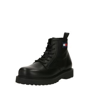 Tommy Jeans Fűzős csizma  tengerészkék / piros / fekete / fehér