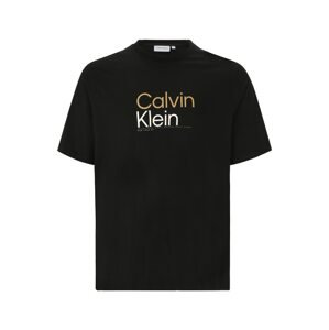 Calvin Klein Big & Tall Póló  barna / fekete / fehér