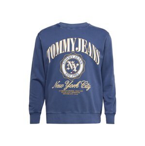 Tommy Jeans Plus Tréning póló  kék / sárga / fehér