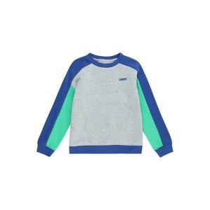 LEVI'S Tréning póló  kék / szürke melír / neonzöld
