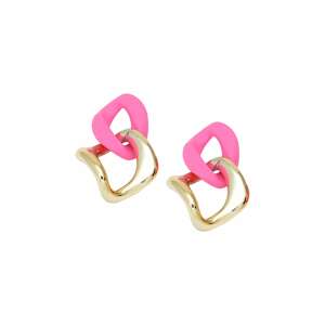 SOHI Fülbevalók  arany / rózsaszín