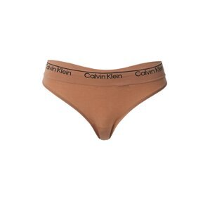 Calvin Klein Underwear String bugyik  cappuccinobarna / fekete