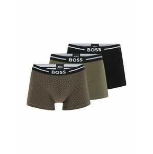 BOSS Black Boxeralsók  olíva / fekete