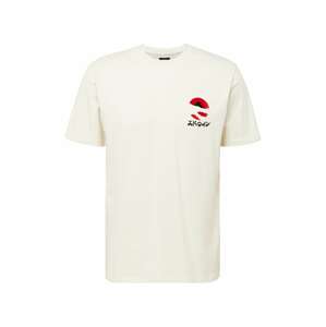EDWIN Póló 'Kamifuji'  piros / fekete / fehér