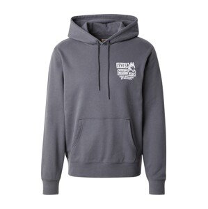 LEVI'S ® Tréning póló 'Standard Graphic Hoodie'  szürke / fehér