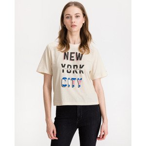 Tommy Jeans New York City Crop top Bézs