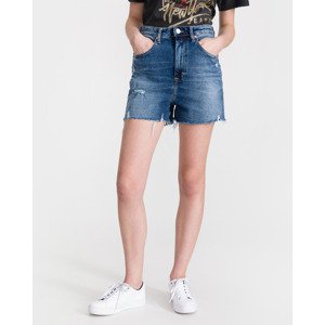 Tommy Jeans Pastel Mom Fit Rövidnadrág Kék