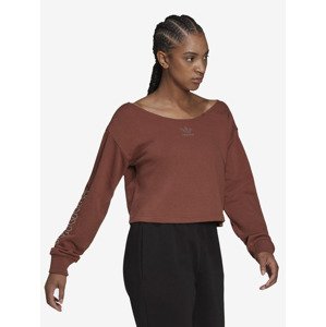 adidas Originals Slouchy Crop top Barna