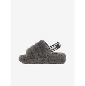 UGG Fluff Yeah Slide Papucs Szürke