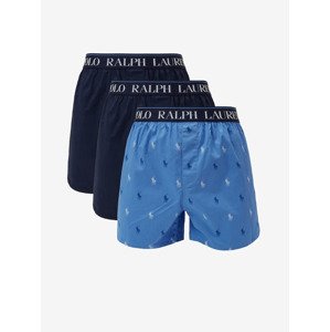 Polo Ralph Lauren Bő szárú boxeralsó 3 db Kék