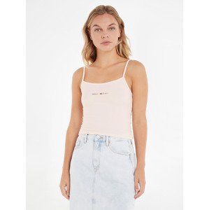 Tommy Jeans Linear Strap Top Trikó Rózsaszín