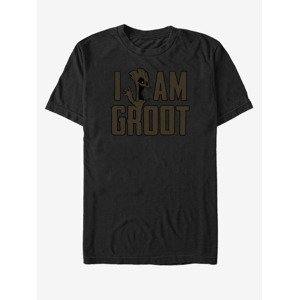 ZOOT.Fan Marvel I am Groot Strážci Galaxie Póló Fekete