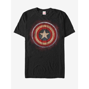 ZOOT.Fan Marvel Captain America shield Póló Fekete