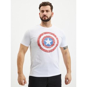 ZOOT.Fan Marvel Captain America shield Póló Fehér