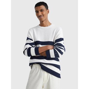 Tommy Hilfiger Breton Pulóver Fehér