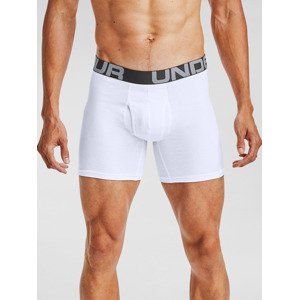 Under Armour UA Charged Cotton 6in 3 db-os Boxeralsó szett Fehér